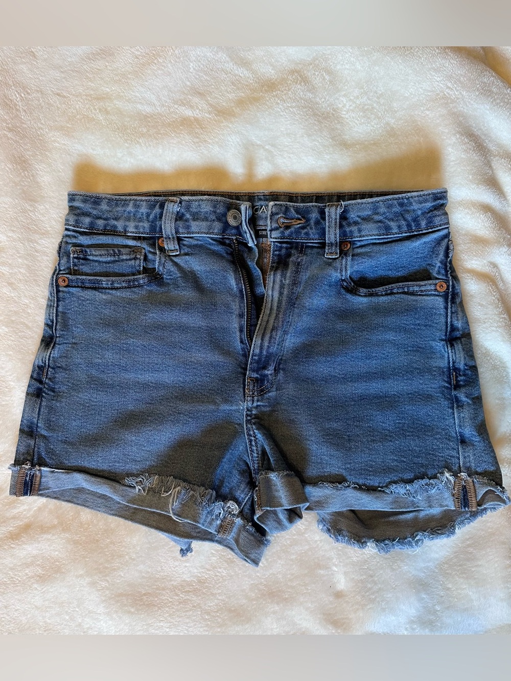 American Eagle Stretch Mom Jean Shorts